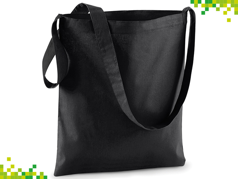 Borsa Cotone Nera Loretoprint
