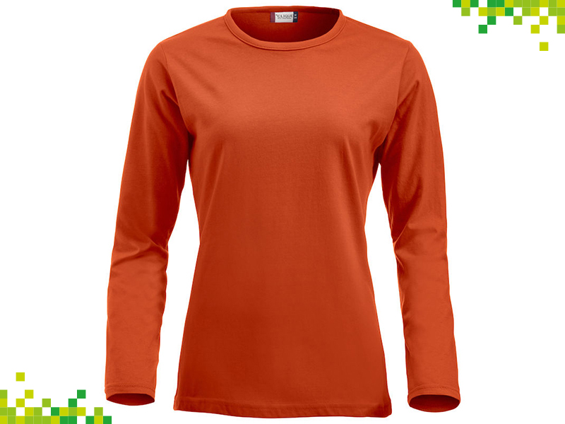 T Shirt Colorata Donna Manica Lunga Loretoprint