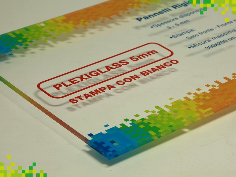 Stampa pannelli plexiglass trasparente - DoctaPrint