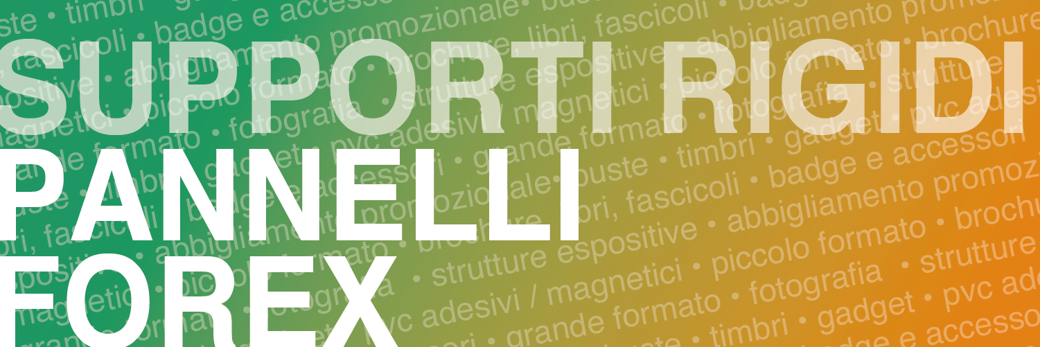 Stampa su Forex online, Pannelli Forex