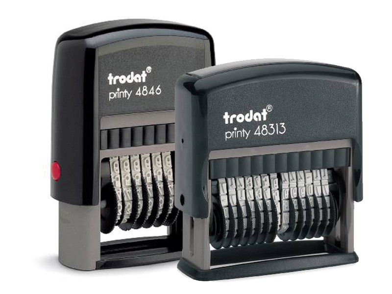 Timbro Numeratore Automatico A 8 Cifre Con Carrello Scorrevole, Sigillo Aziendale Per Date E Lotti, In Gomma Resistente